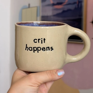 Kubek "Crit happens" z d20